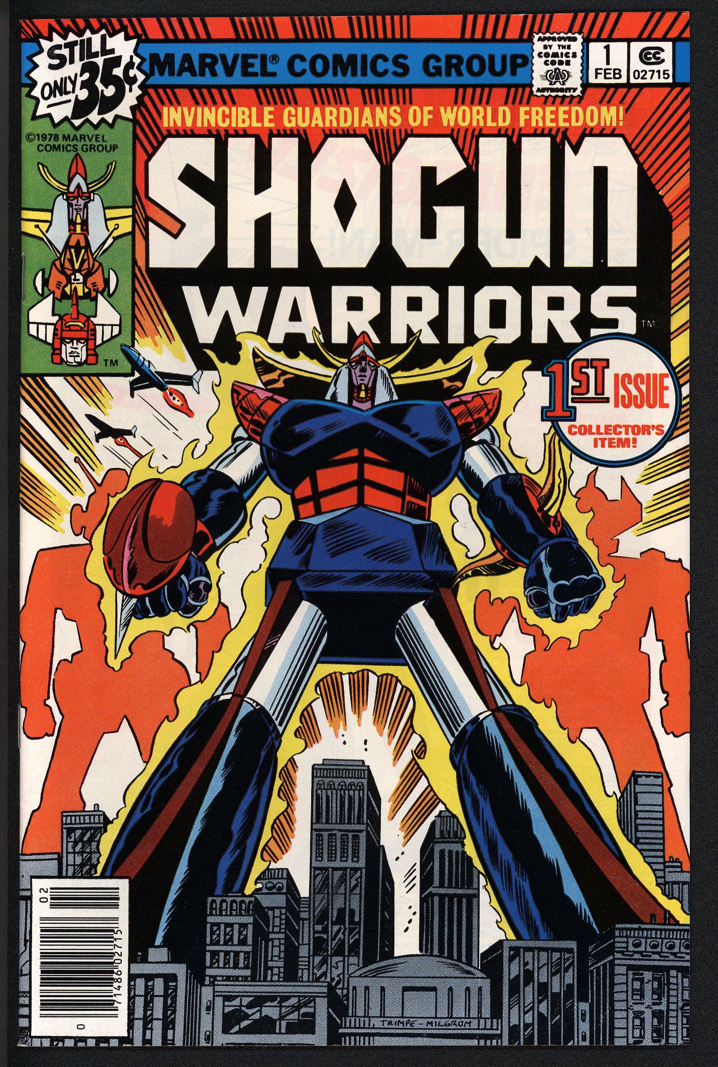 SHOGUN WARRIORS Front Cover