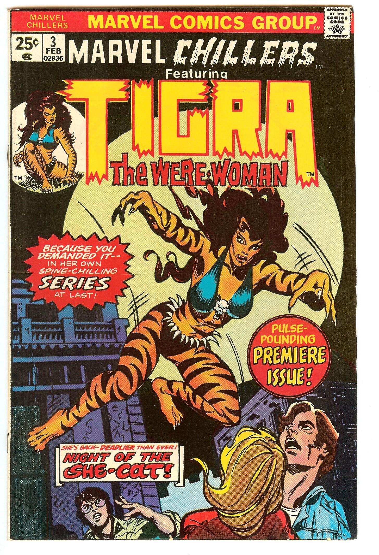 MARVEL CHILLERS Front Cover