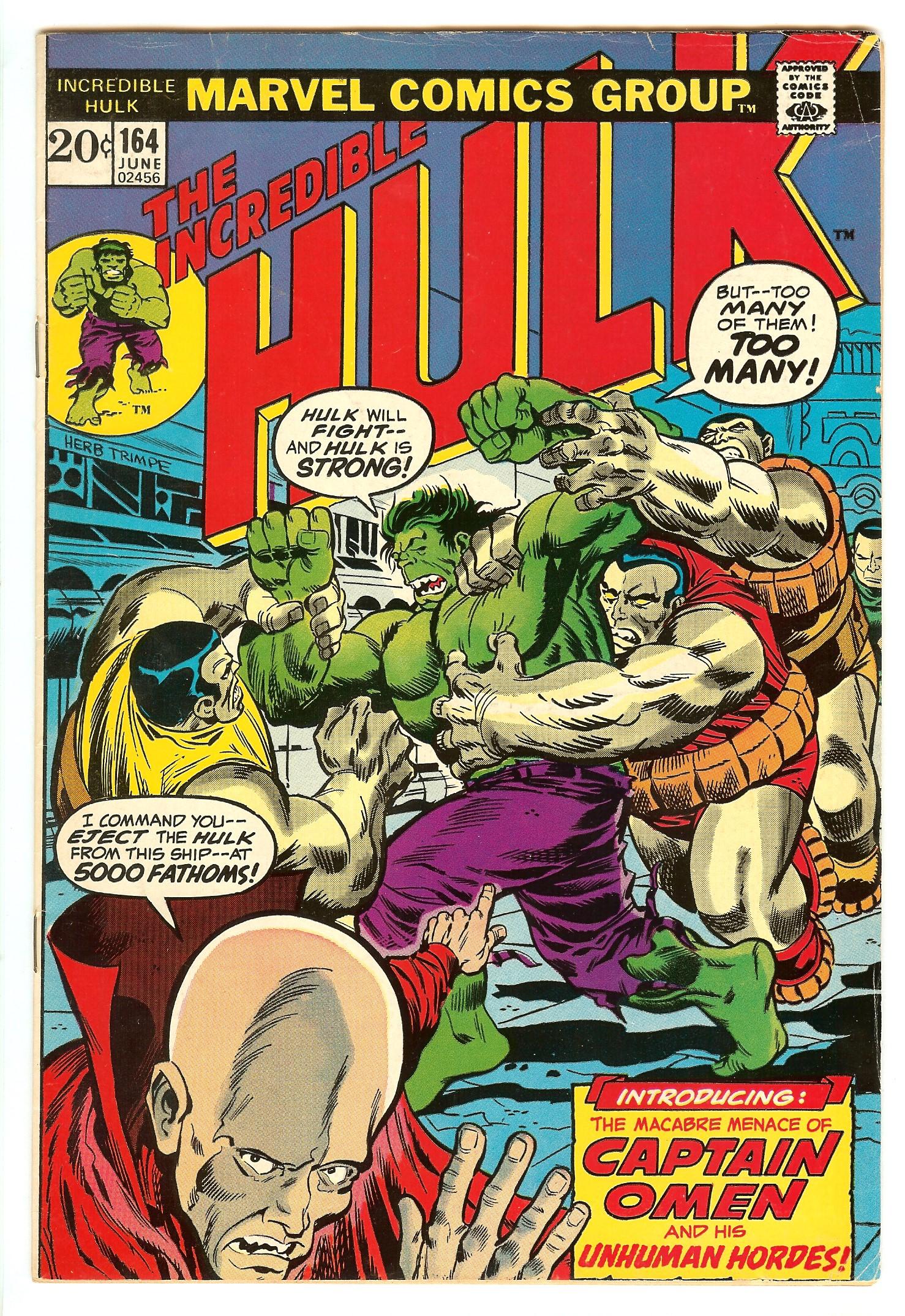 INCREDIBLE HULK Front Cover