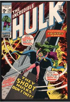 INCREDIBLE HULK #142 6.0 front cover