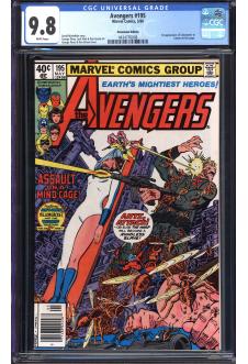 AVENGERS #195 CGC 9.8 WHITE PAGES front cover