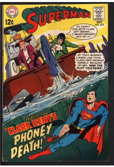 SUPERMAN #210 5.0 front cover