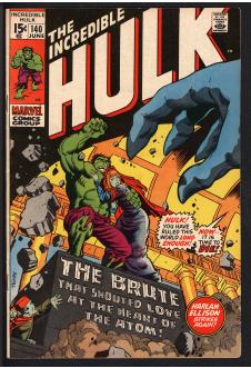 INCREDIBLE HULK #140 7.0 front cover