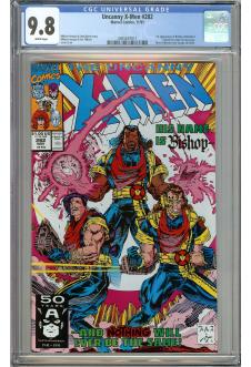 X-MEN #282 CGC 9.8 WHITE PAGES front cover