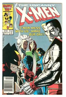 X-MEN #210 8.0 front cover
