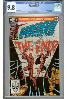 DAREDEVIL #175 CGC 9.8 WHITE PAGES front cover