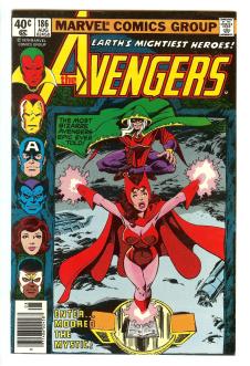 AVENGERS #186 8.0 front cover