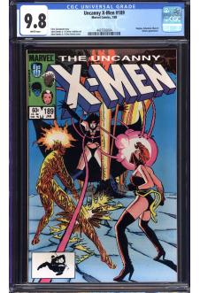 X-MEN #189 CGC 9.8 WHITE PAGES front cover