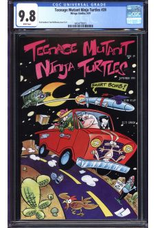 TEENAGE MUTANT NINJA TURTLES #39 CGC 9.8 WHITE PAGES front cover