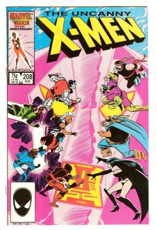 X-MEN #208 9.0 front cover