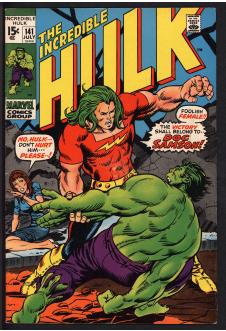 INCREDIBLE HULK #141 6.5 front cover