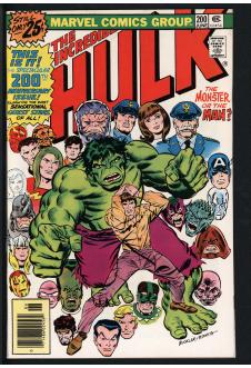 INCREDIBLE HULK #200 7.5 front cover