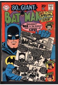 BATMAN #198 6.0 front cover