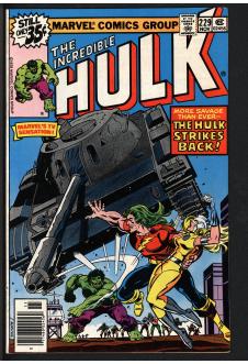 INCREDIBLE HULK #229 7.5 front cover