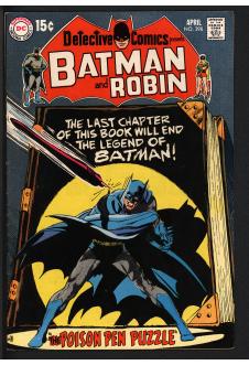 DETECTIVE COMICS #398 7.0 front cover