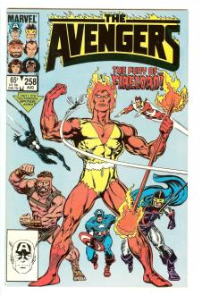 AVENGERS #258 8.0 front cover