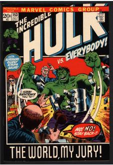 INCREDIBLE HULK #153 7.5 front cover