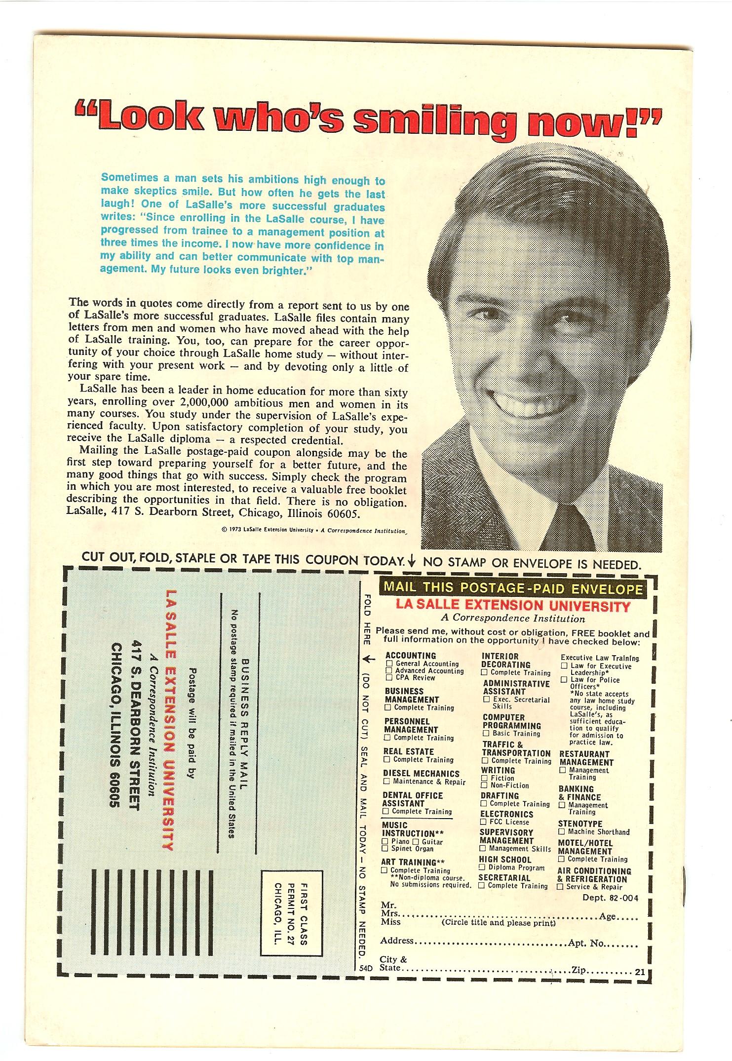 2001: A SPACE ODYSSEY Back Cover