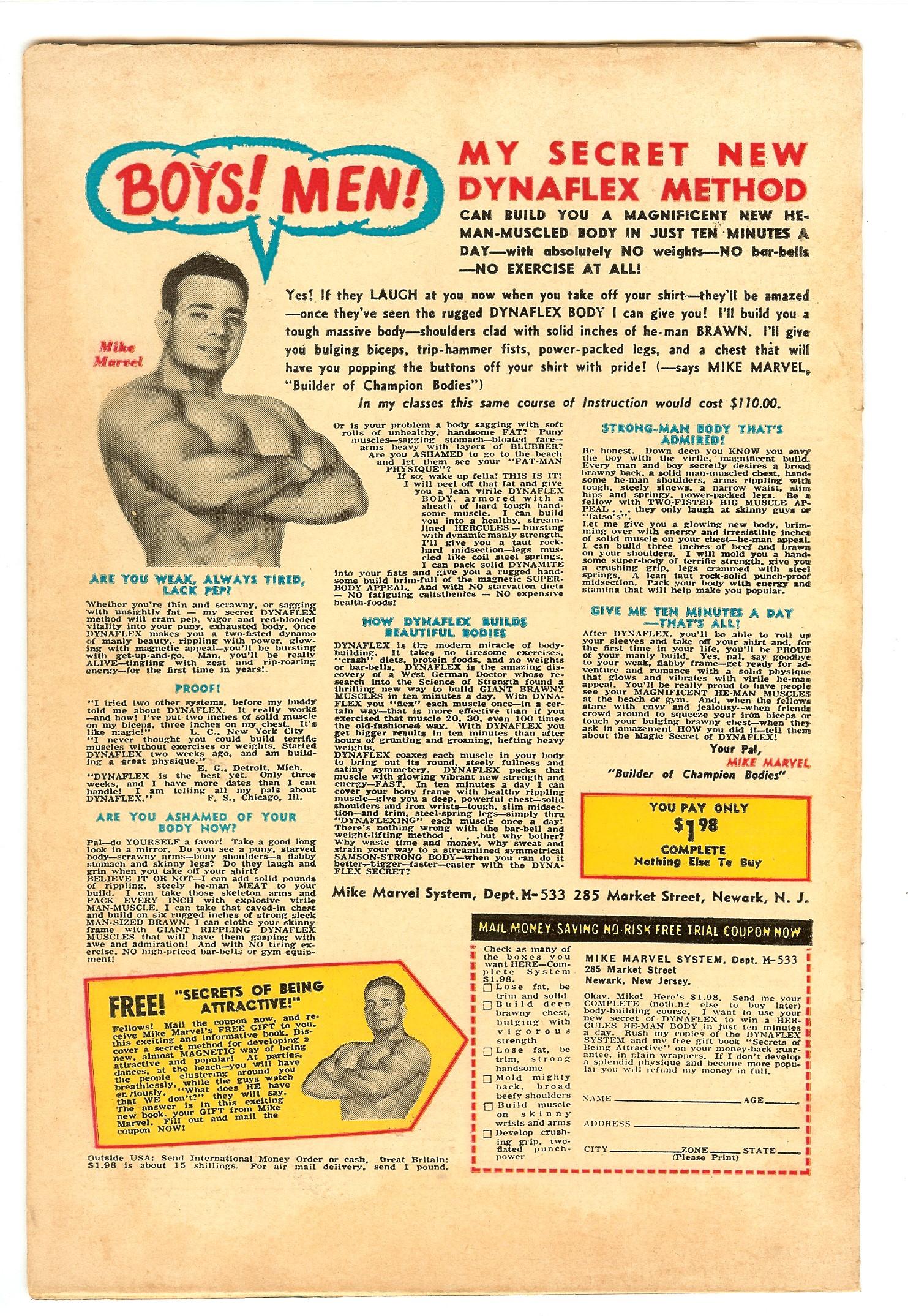 DAREDEVIL Back Cover