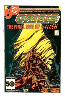 CRISIS ON INFINITE EARTHS #8 8.5 front cover