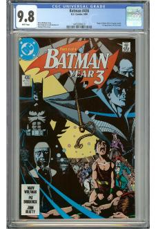 BATMAN #436 CGC 9.8 WHITE PAGES front cover