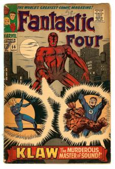 FANTASTIC FOUR #56 3.5 front cover