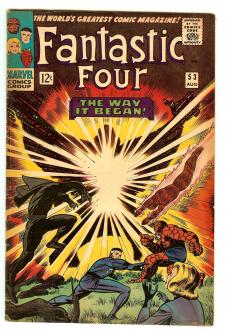FANTASTIC FOUR #53 5.5 front cover