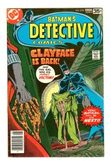 DETECTIVE COMICS #478 4.0 front cover