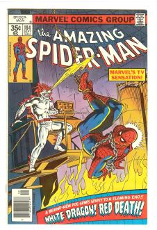 AMAZING SPIDER-MAN #184 8.0 front cover