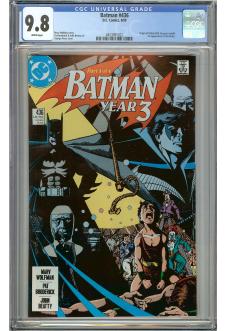 BATMAN #436 CGC 9.8 WHITE PAGES front cover
