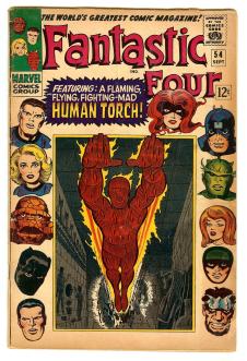 FANTASTIC FOUR #54 4.0 front cover