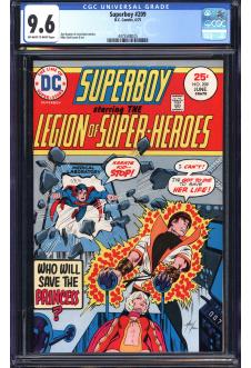 SUPERBOY #209 CGC 9.6 OW/WH PAGES front cover