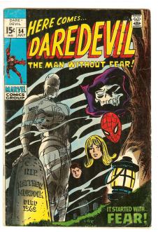 DAREDEVIL #54 2.5 front cover