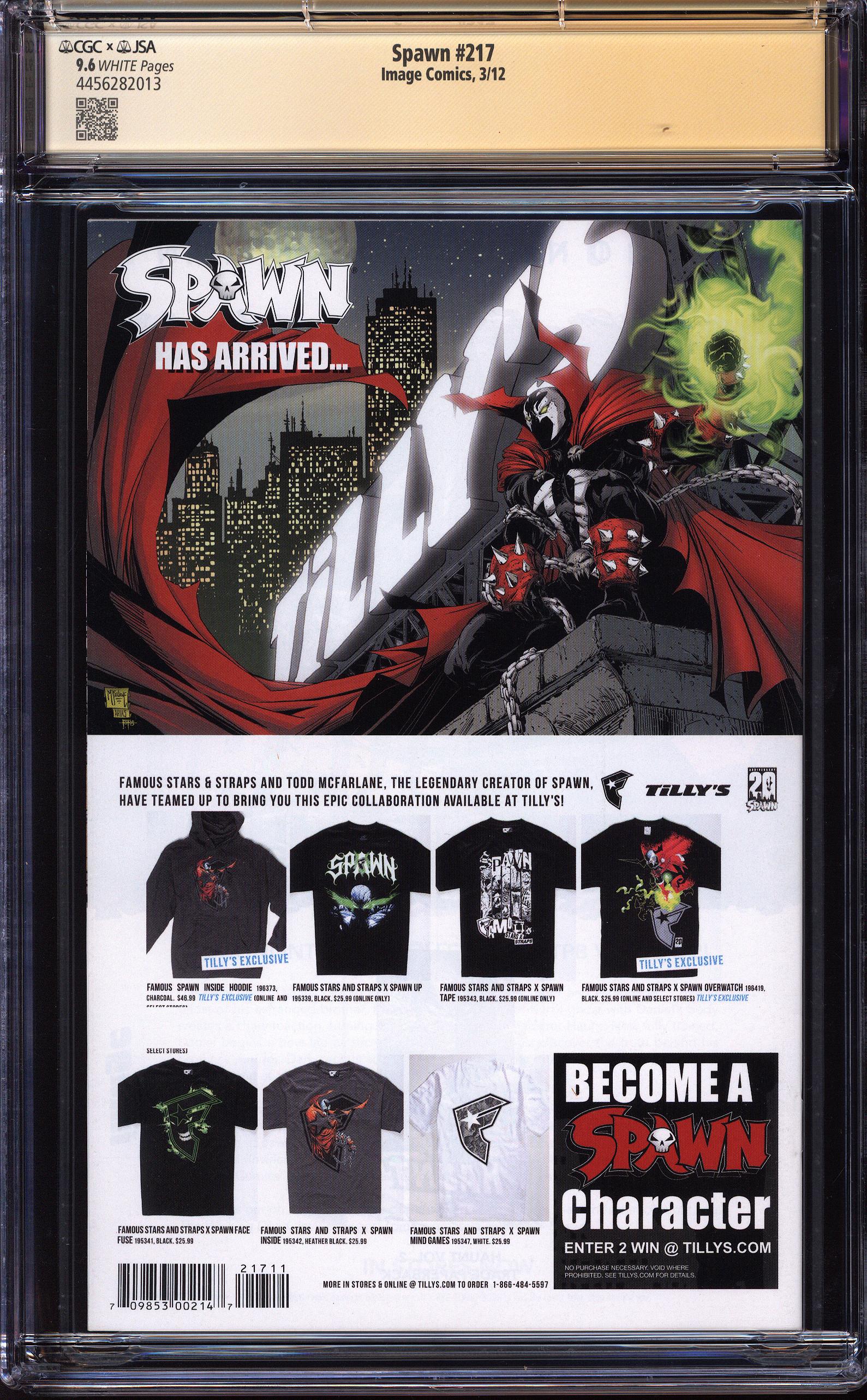 SPAWN Back Cover