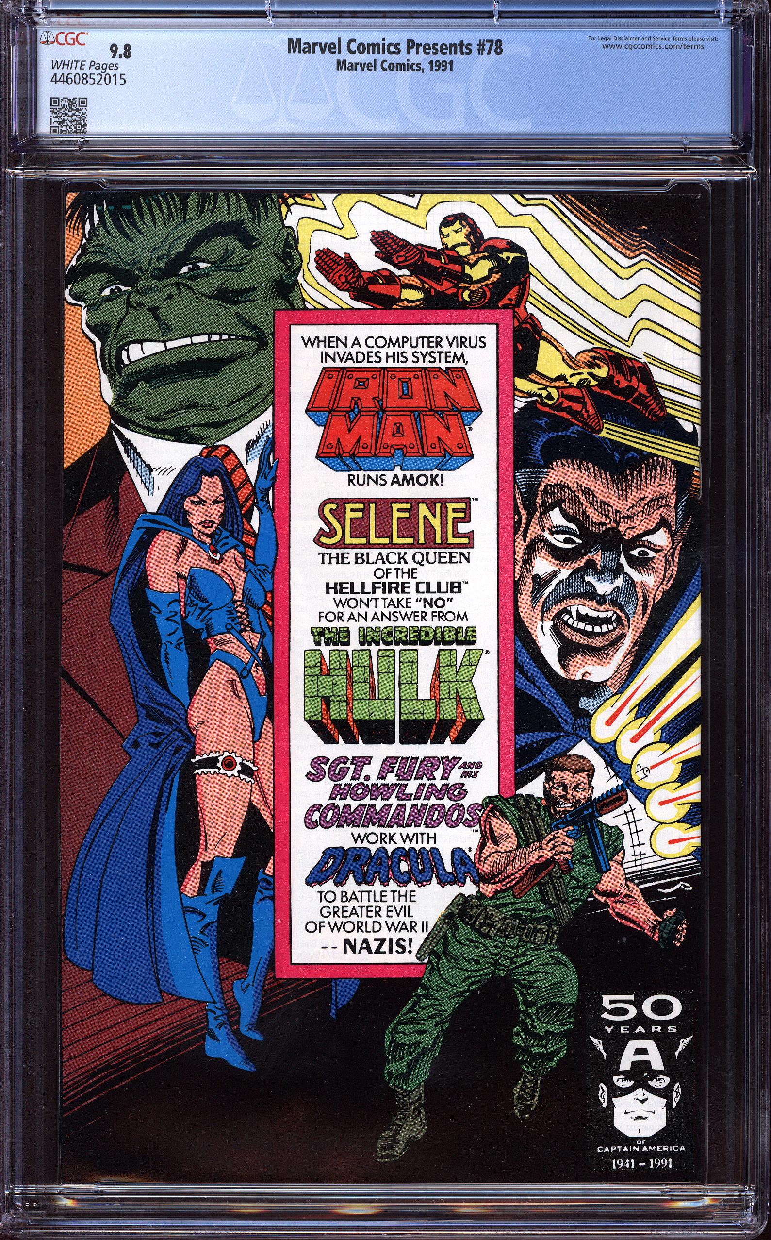 MARVEL COMICS PRESENTS Back Cover