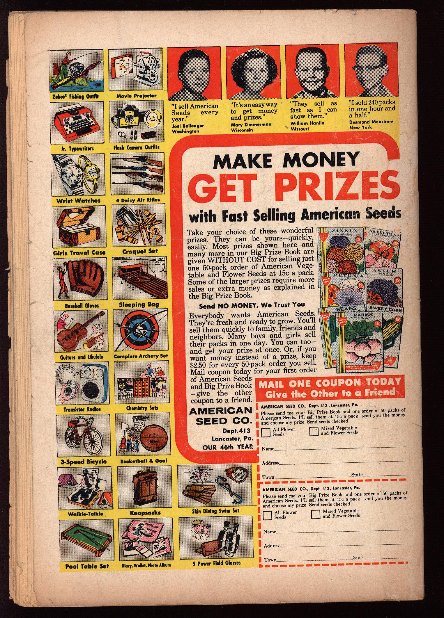 DETECTIVE COMICS Back Cover