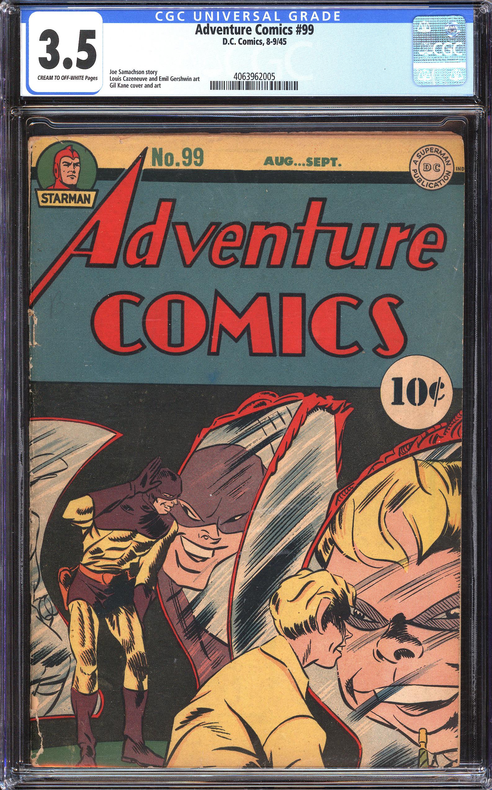 ADVENTURE COMICS Front Cover