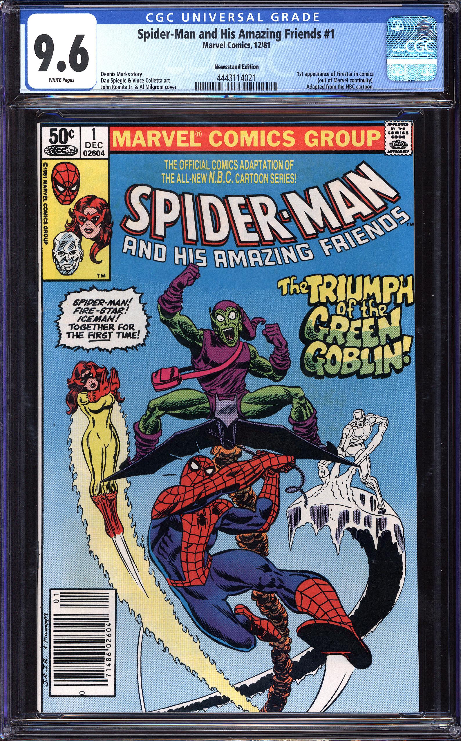 SPIDER-MAN AND HIS AMAZING FRIENDS Front Cover