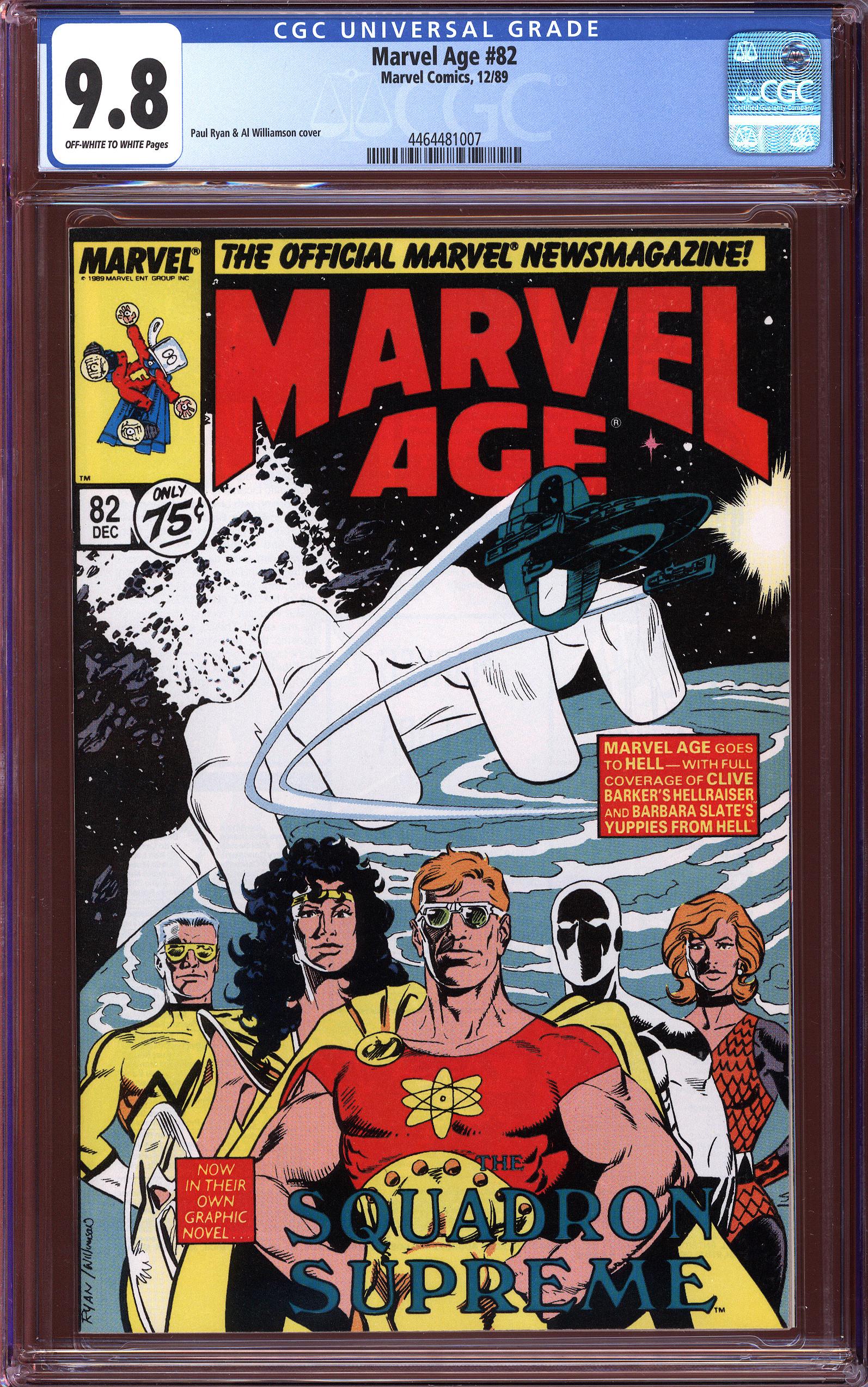 MARVEL AGE Front Cover