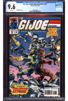 G.I. JOE, A REAL AMERICAN HERO #147 CGC 9.6 WHITE PAGES front cover