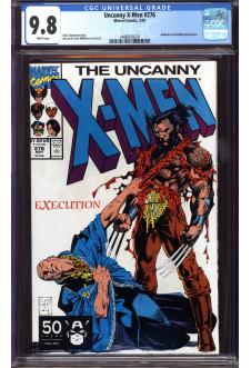 X-MEN #276 CGC 9.8 WHITE PAGES front cover