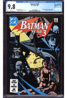 BATMAN #436 CGC 9.8 WHITE PAGES front cover