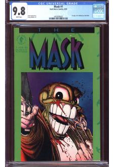 MASK #1 CGC 9.8 WHITE PAGES front cover