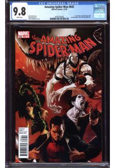 AMAZING SPIDER-MAN #642 CGC 9.8 WHITE PAGES front cover