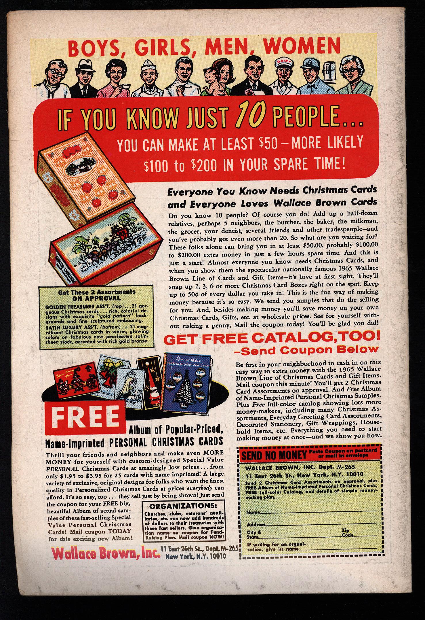 ADVENTURE COMICS Back Cover