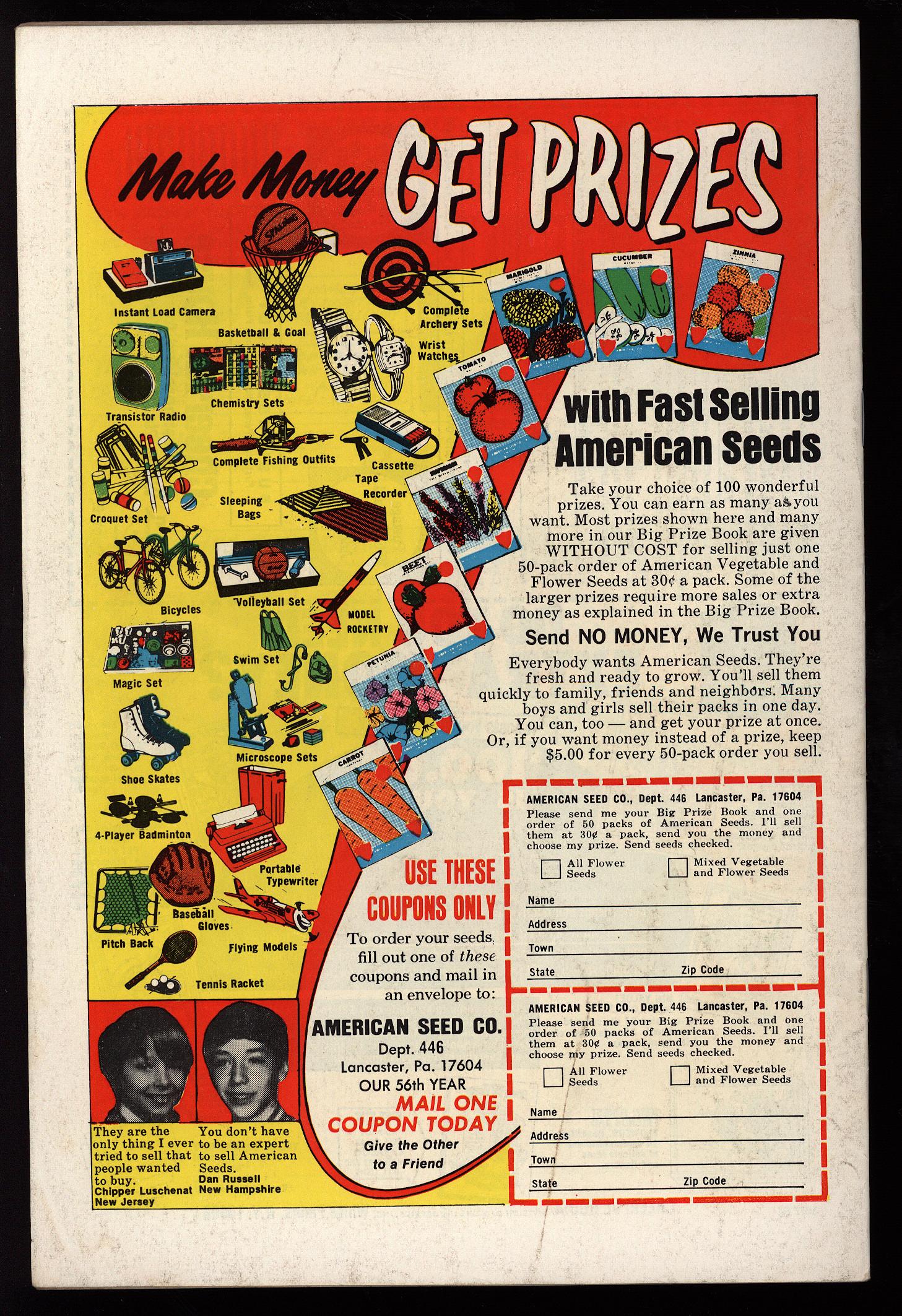 X-MEN Back Cover