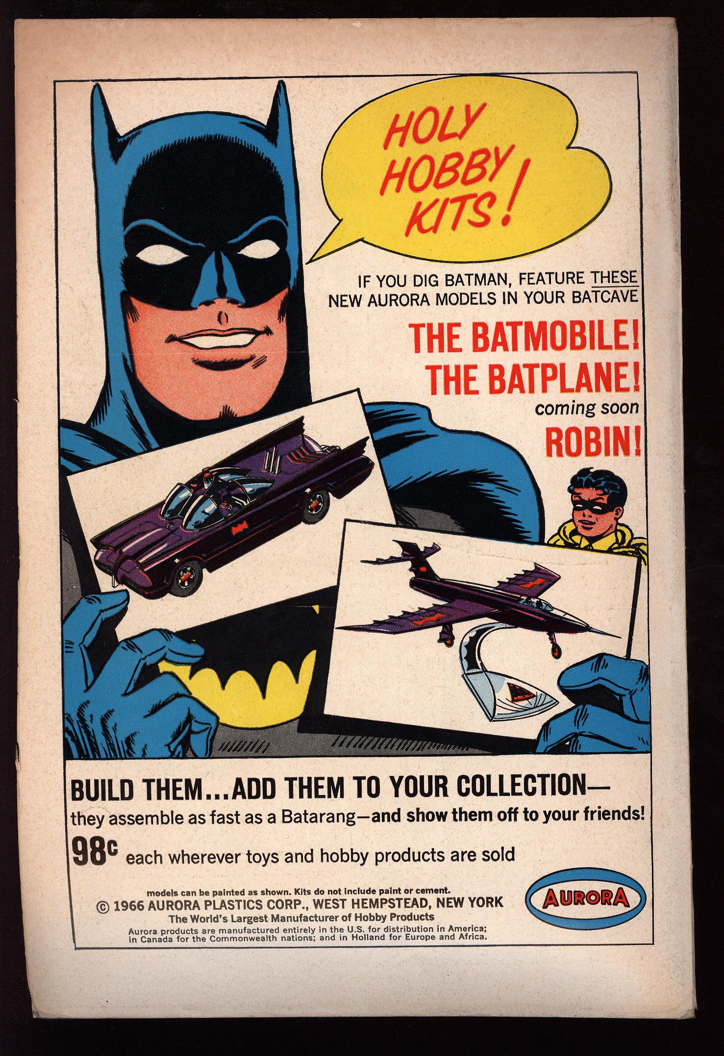 BATMAN Back Cover