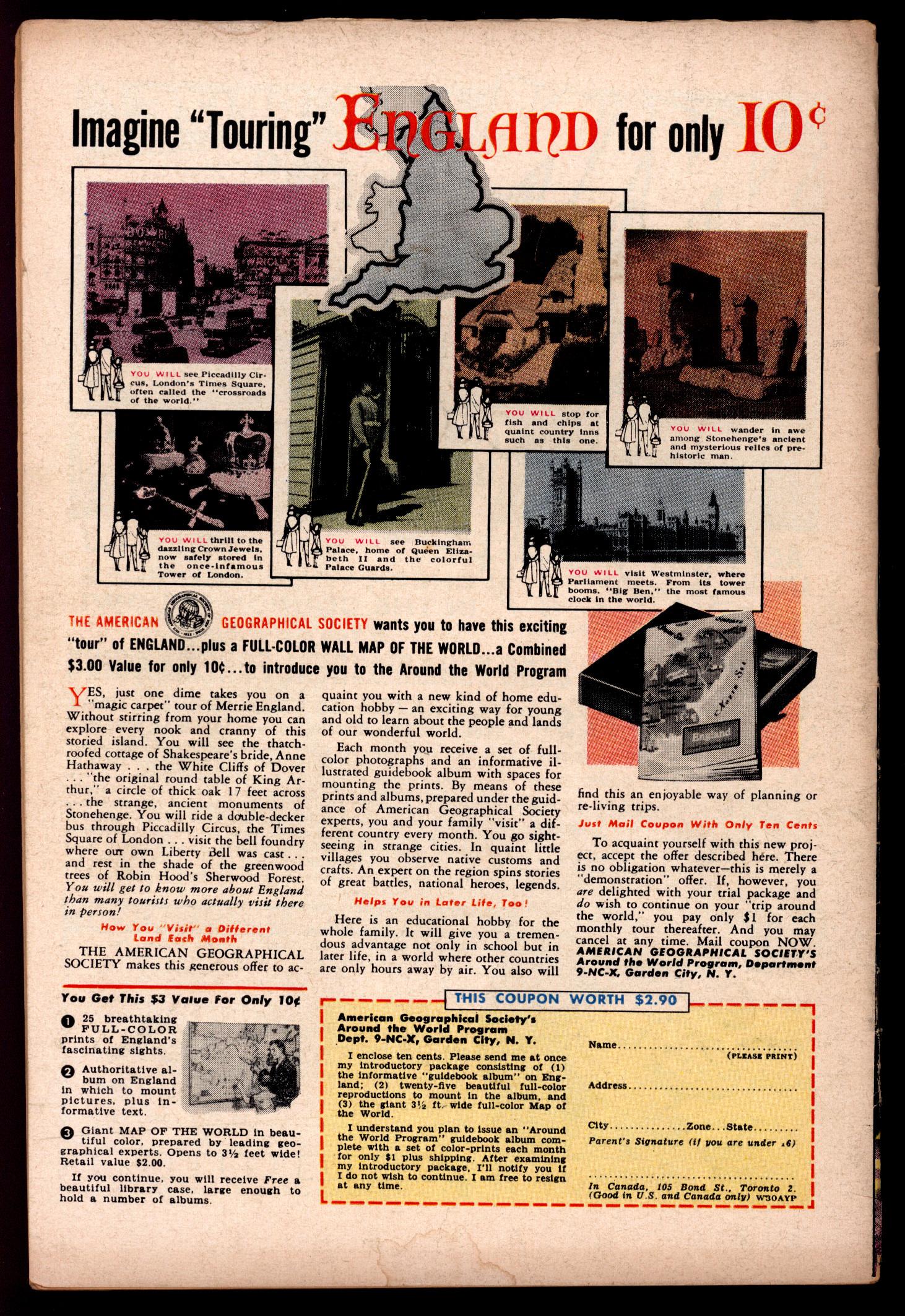 HOUSE OF MYSTERY Back Cover