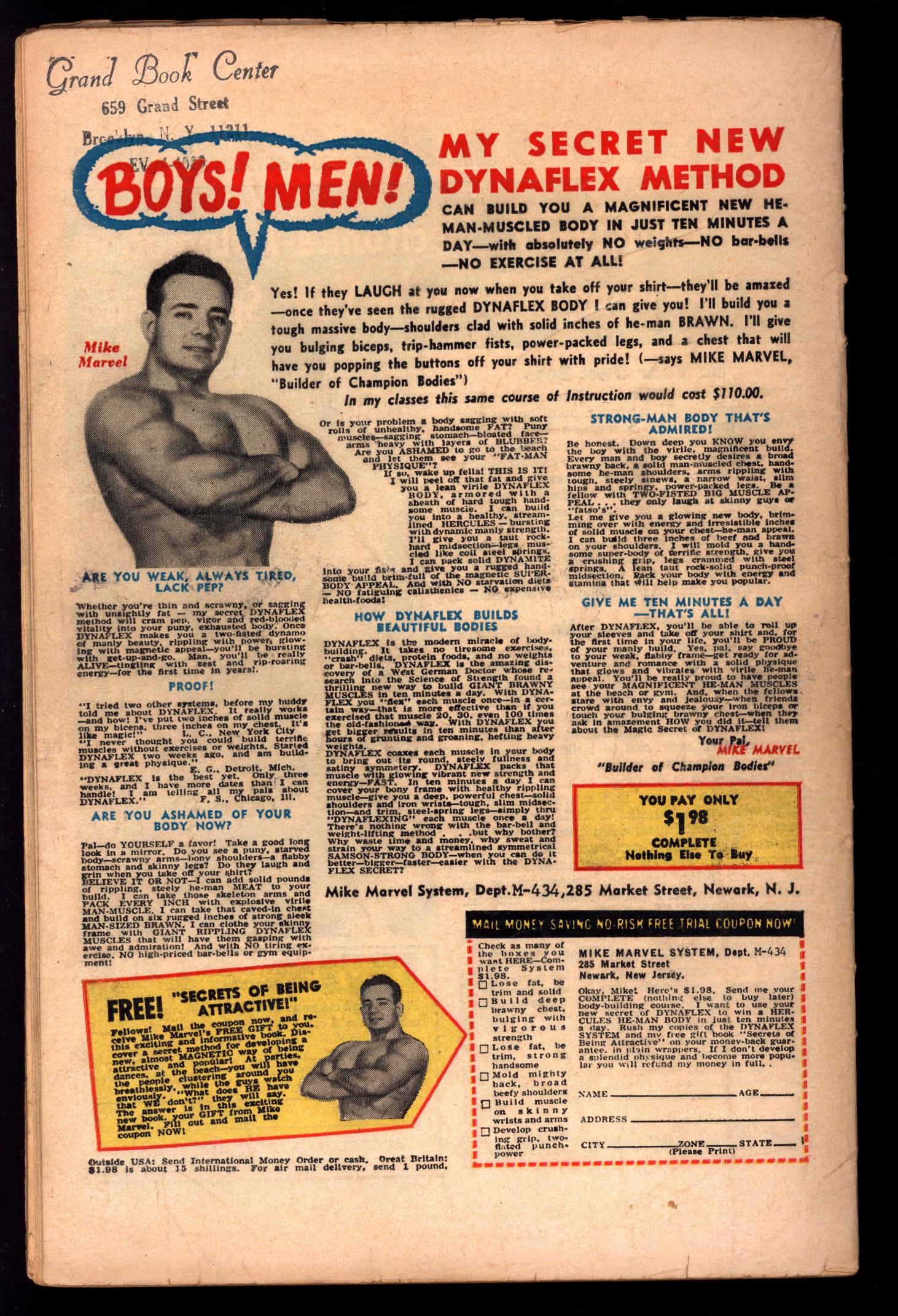 AVENGERS Back Cover