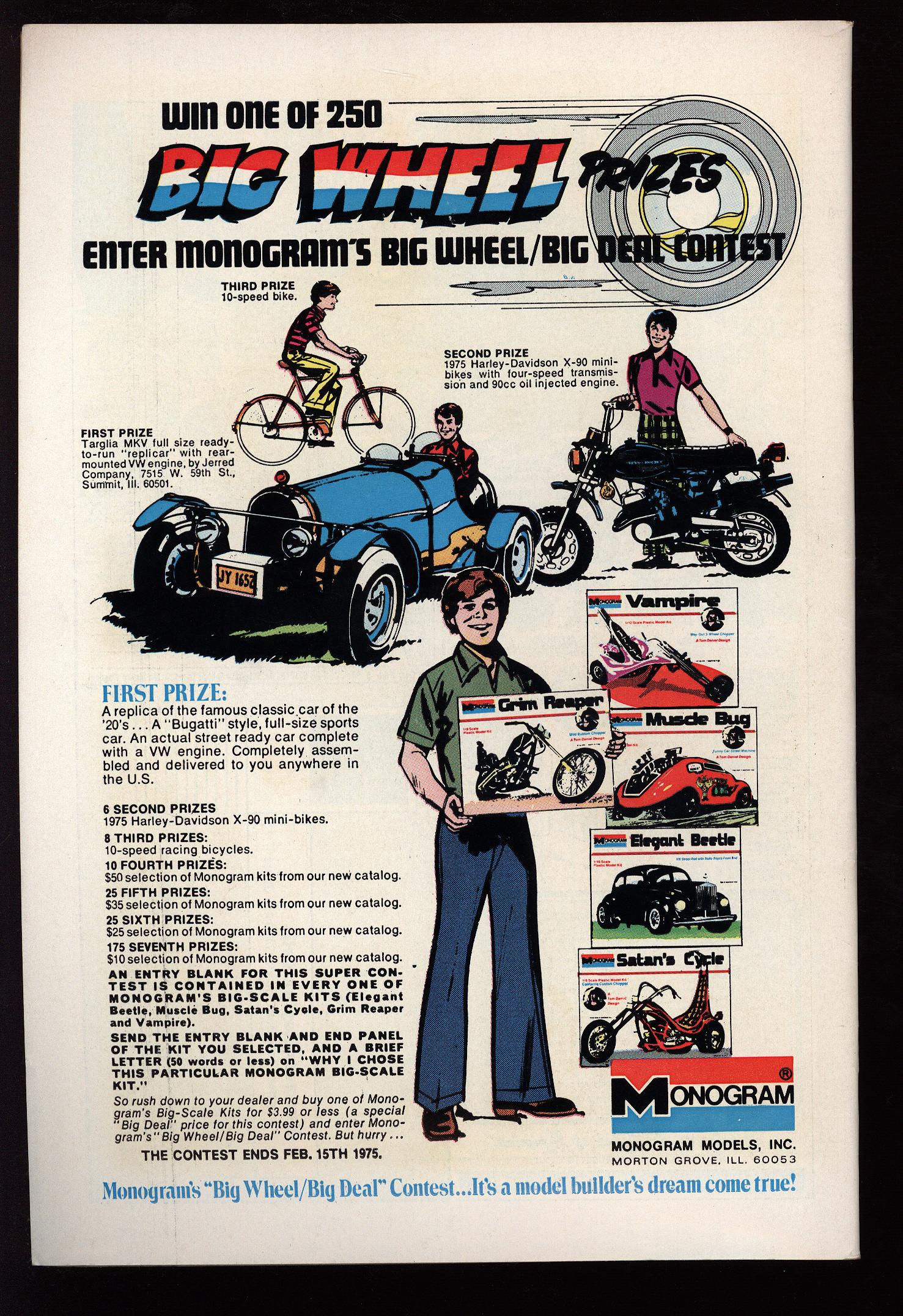 ADVENTURE COMICS Back Cover